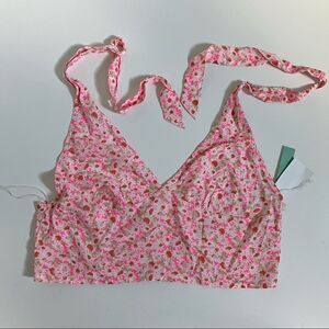 NWT Abound Halter Crop Top Size L